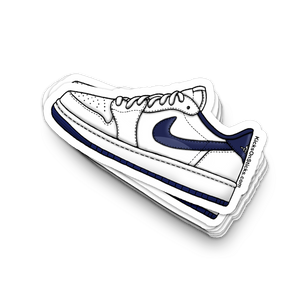 Jordan 1 Low "OG Metallic Blue" Sneaker Sticker