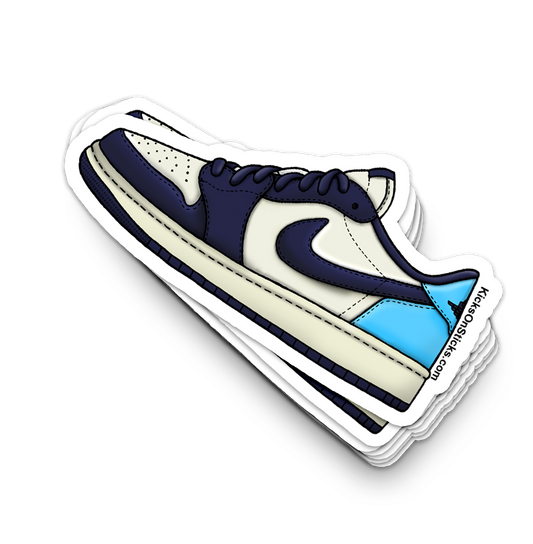 Jordan 1 Low "OG Obsidian" Sneaker Sticker