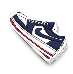 Jordan 1 Low "Obsidian Ember" Sneaker Sticker