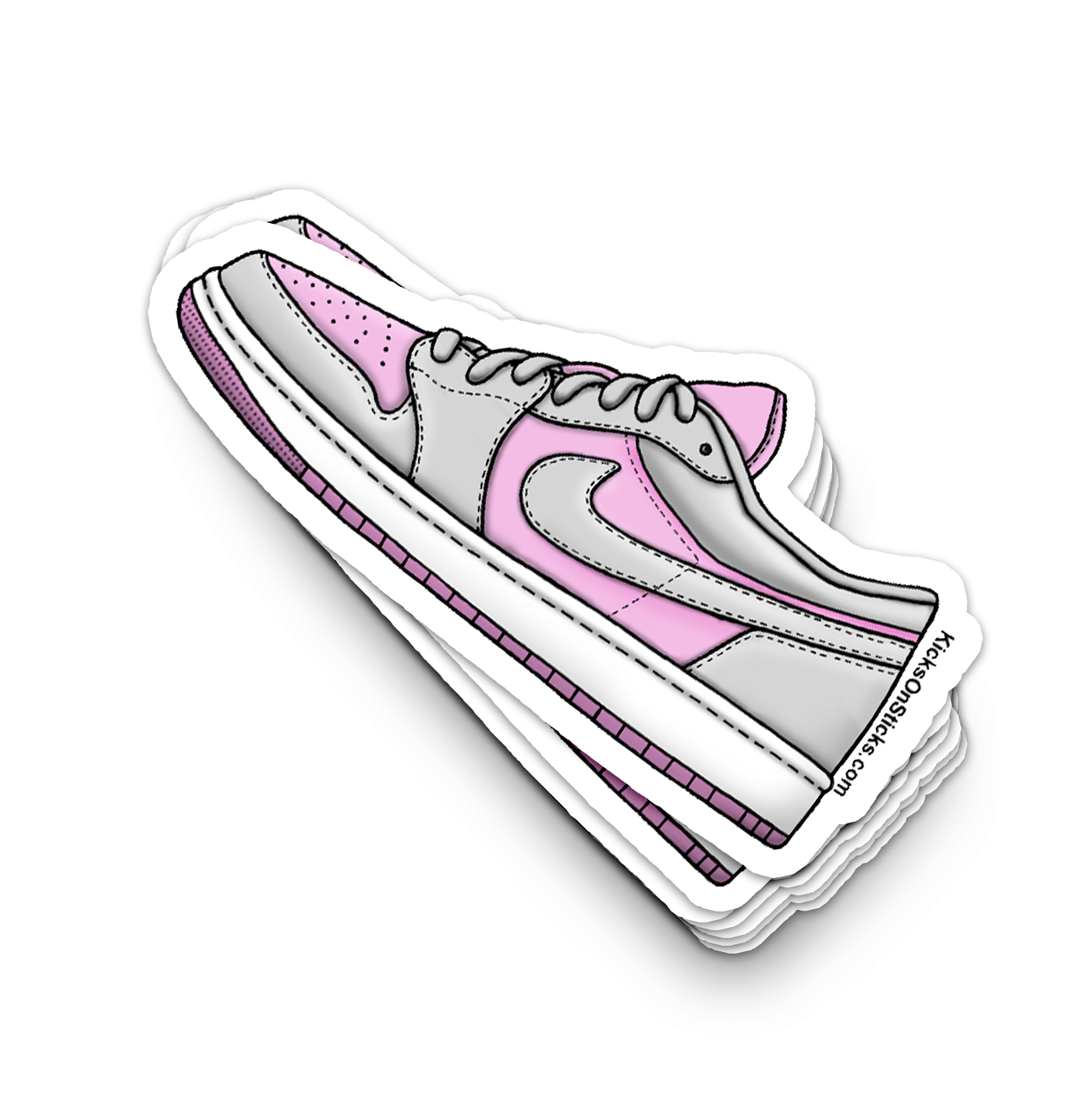 Jordan 1 Low "Orchid Pink" Sneaker Sticker