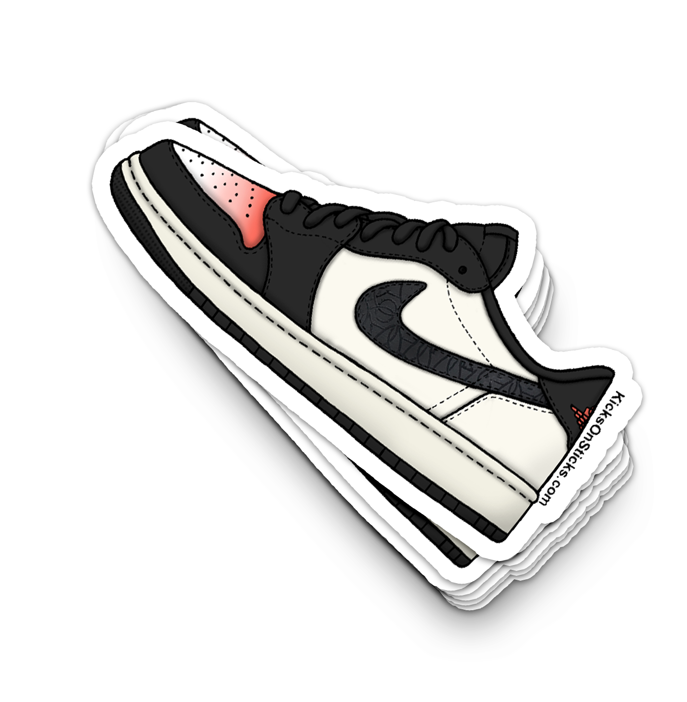 Jordan 1 Low "PSG 2024" Sneaker Sticker
