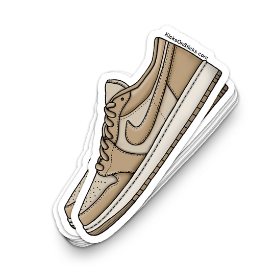 Jordan 1 Low "Rattan Desert Camo" Sneaker Sticker