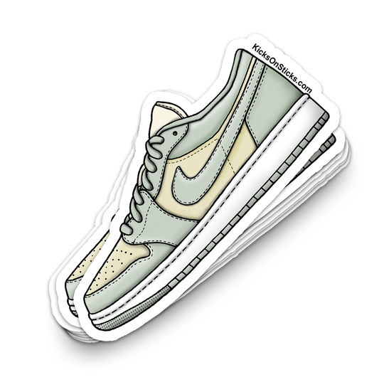Jordan 1 Low "Seafoam" Sneaker Sticker