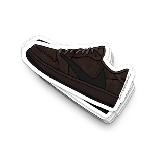 Jordan 1 Low "Travis Velvet Brown" Sneaker Sticker