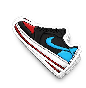 Jordan 1 Low "UNC to CHI" Sneaker Sticker