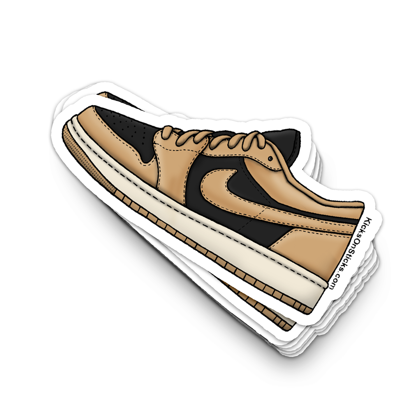 Jordan 1 Low "Vachetta Tan" Sneaker Sticker