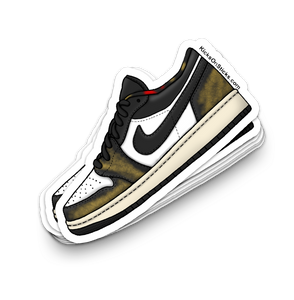 Jordan 1 Low "Wear Away Gold" Sneaker Sticker