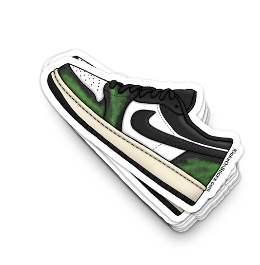 Jordan 1 Low "Wear Away Green" Sneaker Sticker