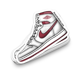 Jordan 1 "Metallic Burgundy" Sneaker Sticker