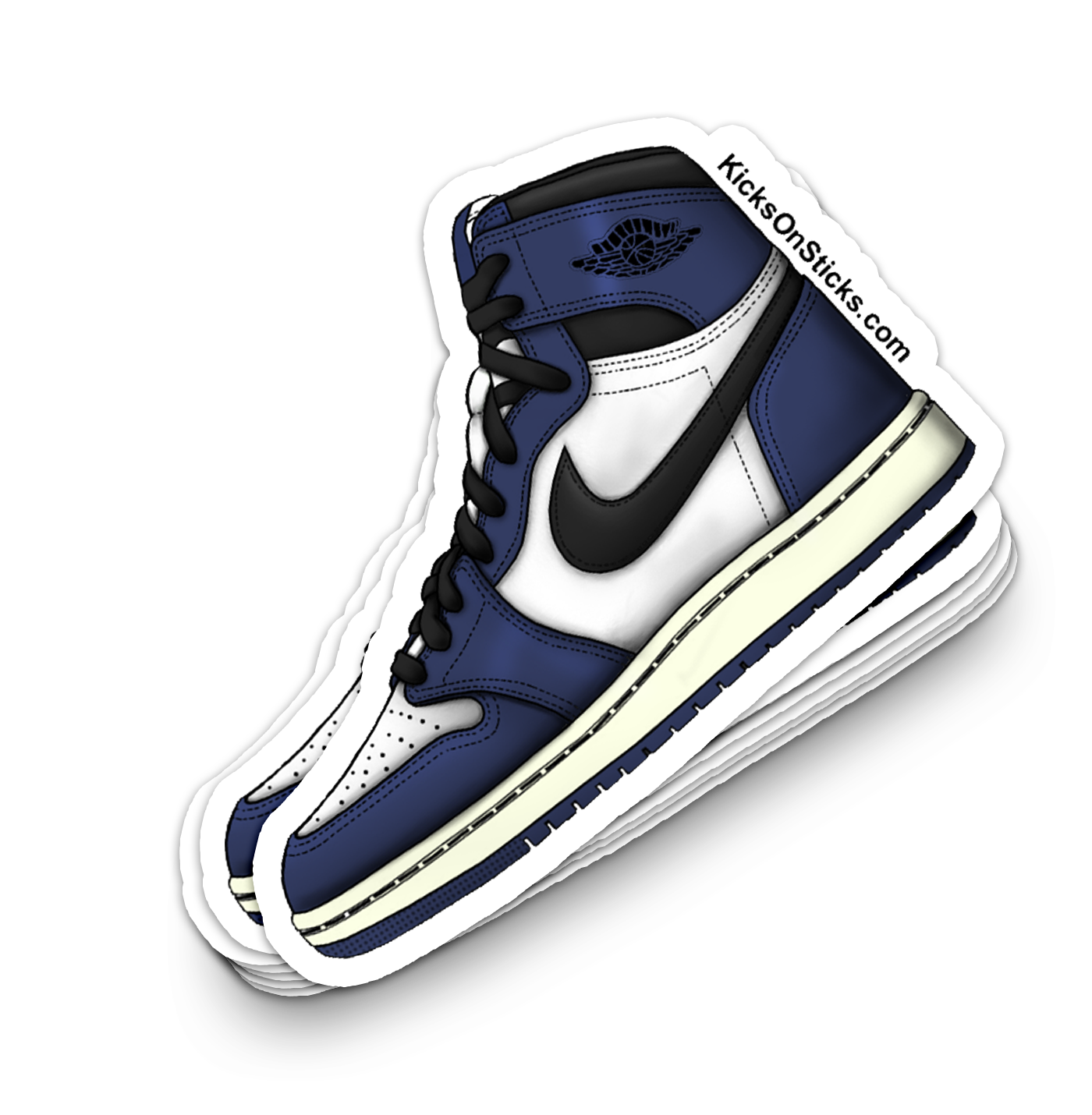 Jordan 1 "Midnight Navy" Sneaker Sticker