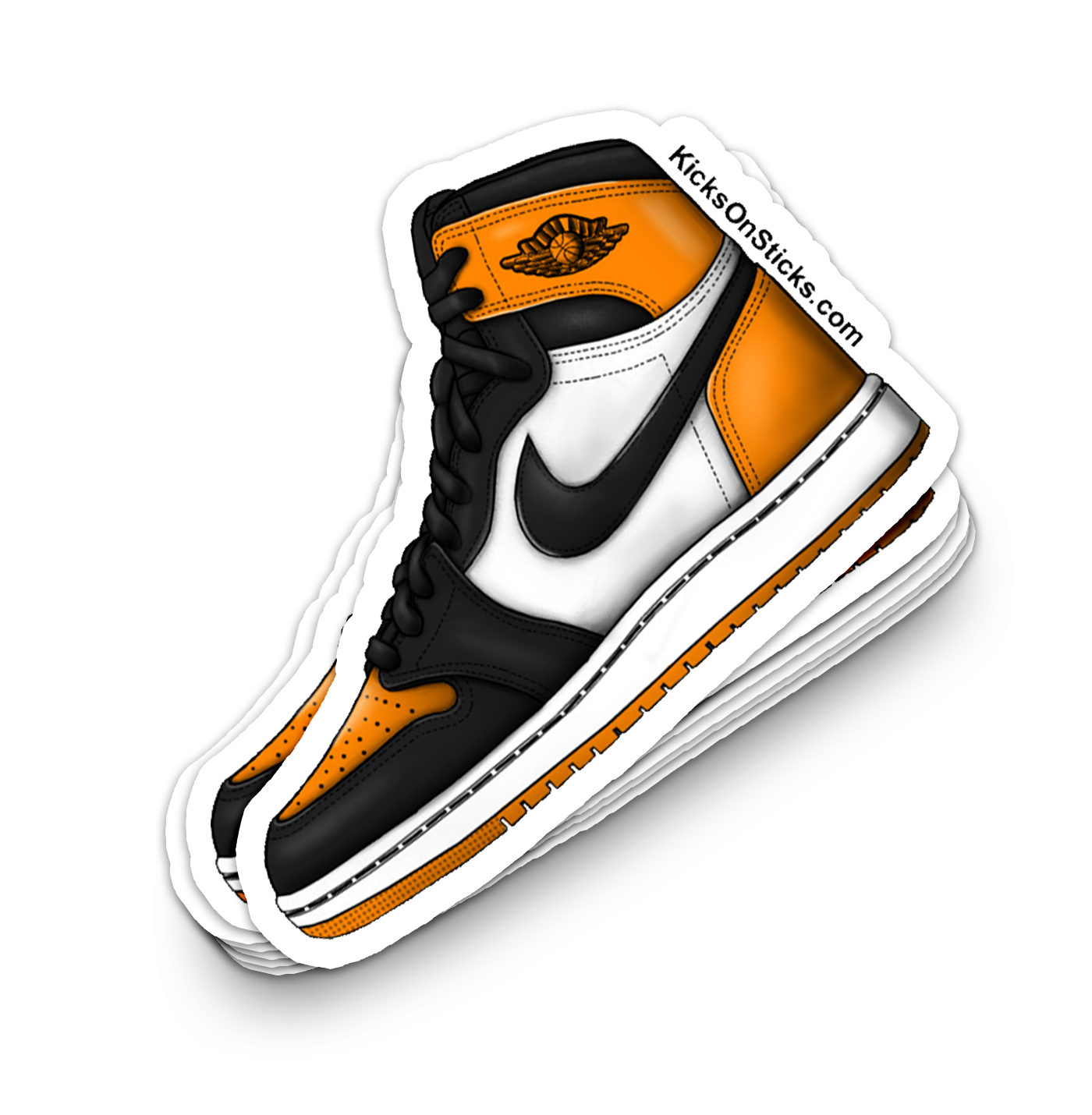 Jordan 1 "Shattered Backboard" Sneaker Sticker