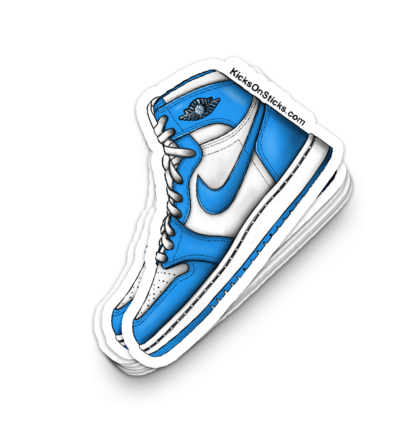 Jordan 1 "UNC" Sneaker Sticker