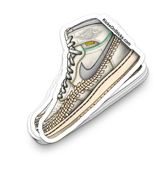 Jordan 1 "Union Beauty Supply" Sneaker Sticker