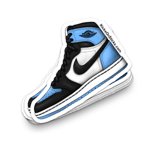 Jordan 1 "University Blue Toe" Sneaker Sticker