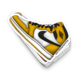 Jordan 1 "Yellow Ochre 2024" Sneaker Sticker