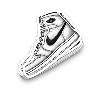 Jordan 1 "Yin Yang White" Sneaker Sticker