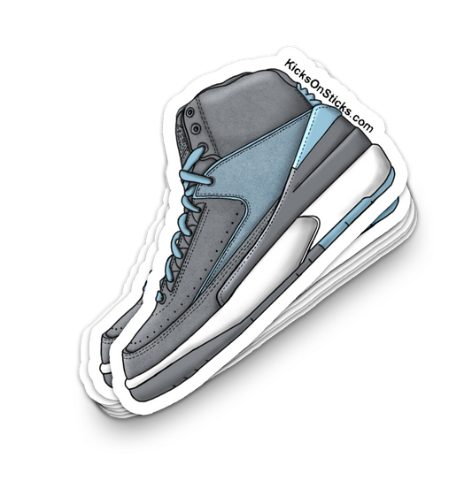 Jordan 2 "Cool Grey" Sneaker Sticker