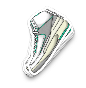 Jordan 2 "Crystal Mint" Sneaker Sticker