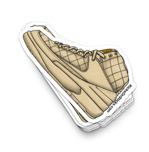 Jordan 2 "Don" Tan Sneaker Sticker