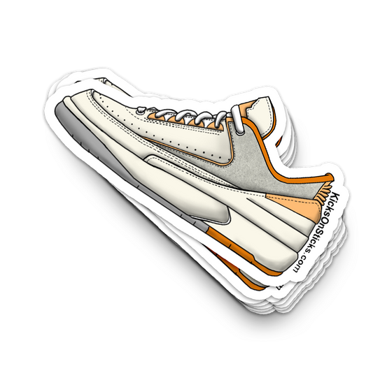 Jordan 2 Low "Craft Melon Tint" Sneaker Sticker