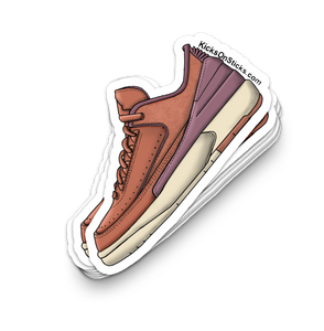 Jordan 2 Low "Sky Orange" Sneaker Sticker