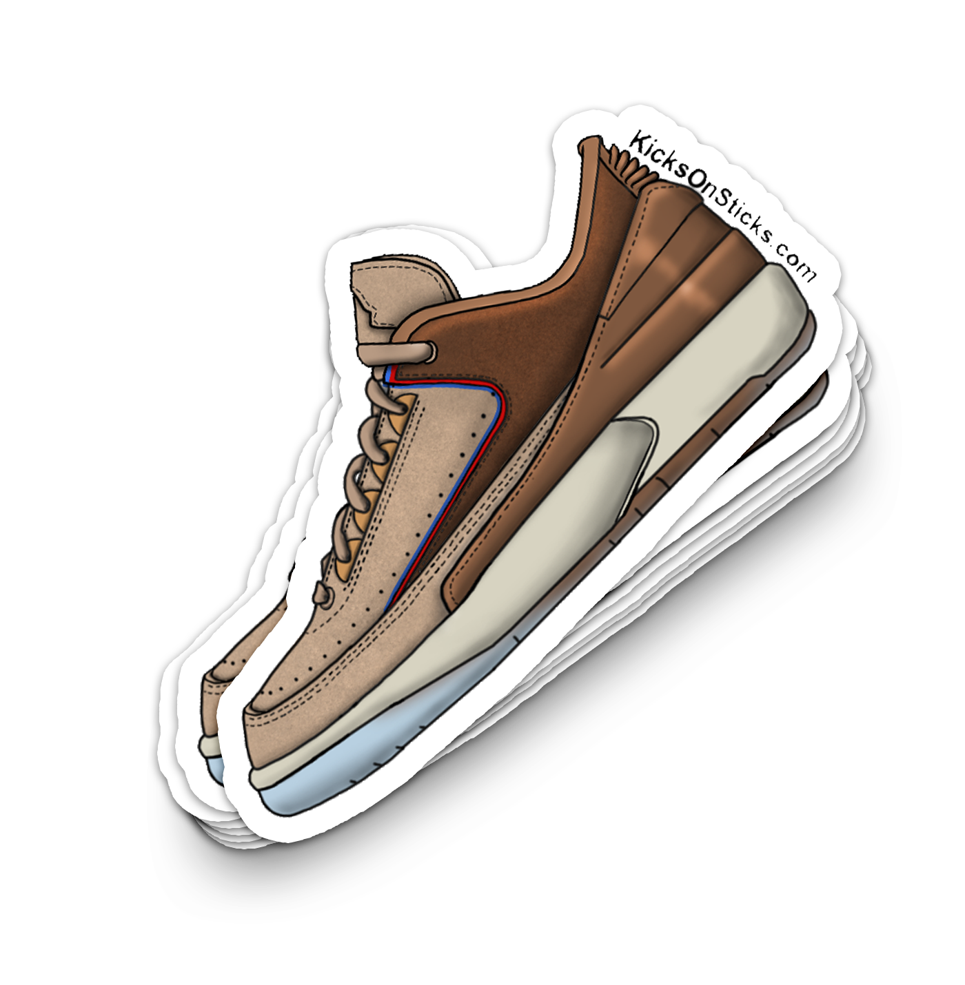 Jordan 2 Low "Two 18" Sneaker Sticker