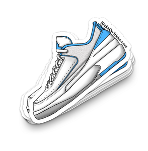Jordan 2 Low "UNC" Sneaker Sticker