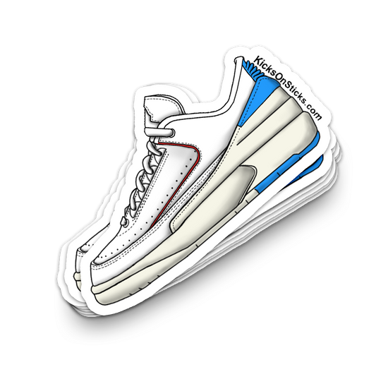Jordan 2 Low "UNC to CHI" Sneaker Sticker
