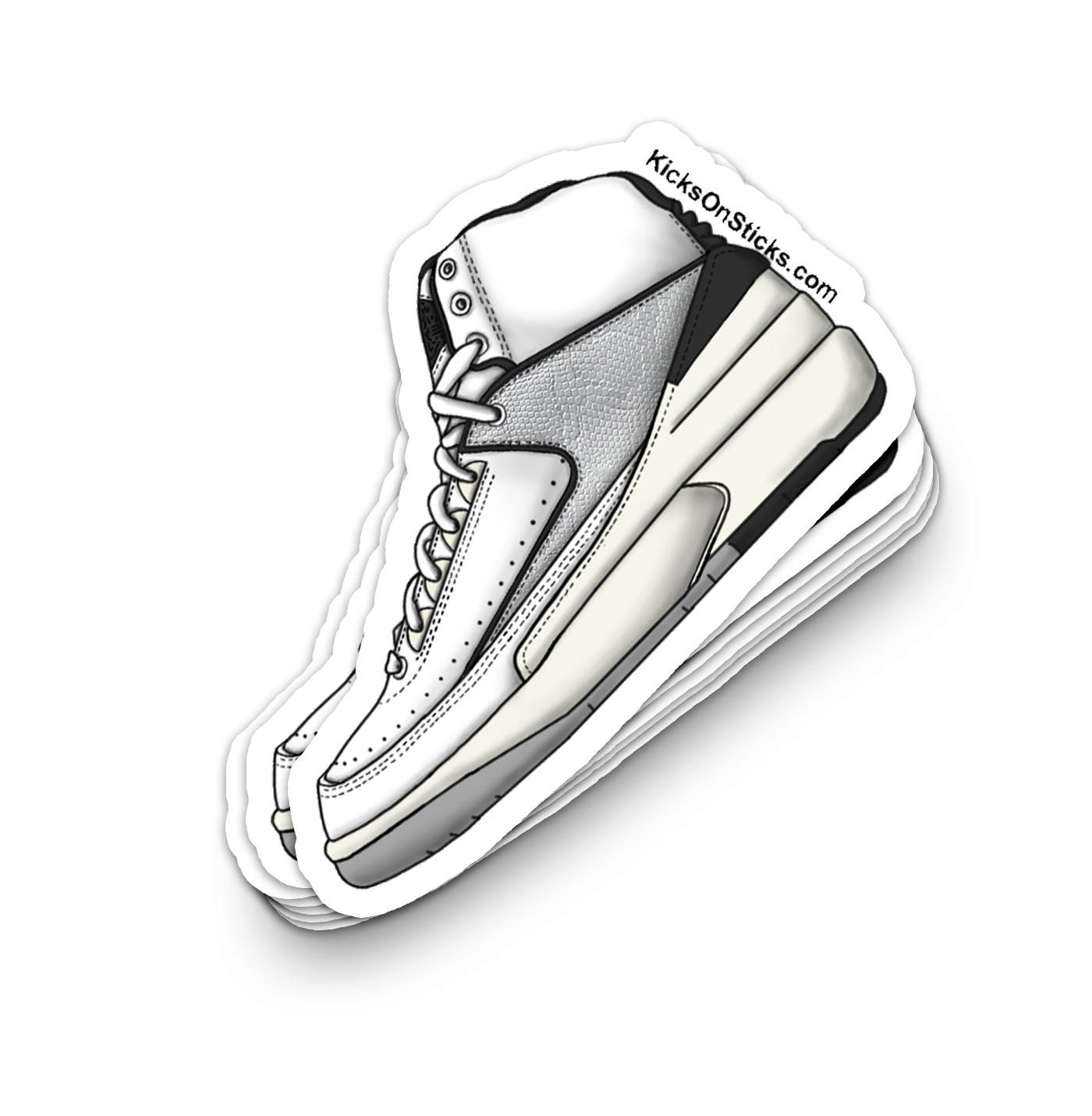 Jordan 2 "Python" Sneaker Sticker