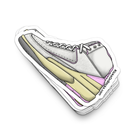 Jordan 2 "Soft Pink" Sneaker Sticker