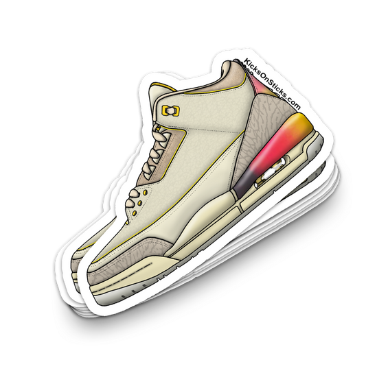 Jordan 3 "Balvin" Sneaker Sticker