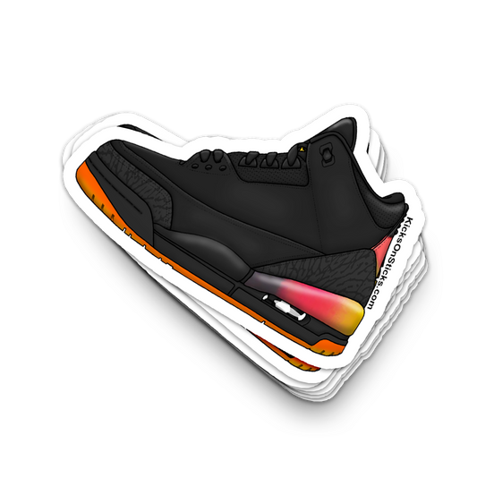 Jordan 3 "Balvin Rio" Sneaker Sticker