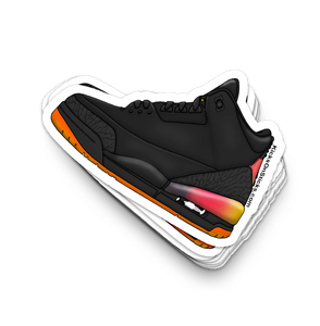 Jordan 3 "Balvin Rio" Sneaker Sticker