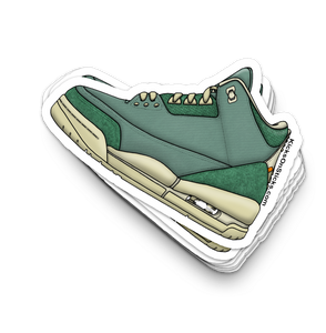 Jordan 3 "Bicoastal" Sneaker Sticker