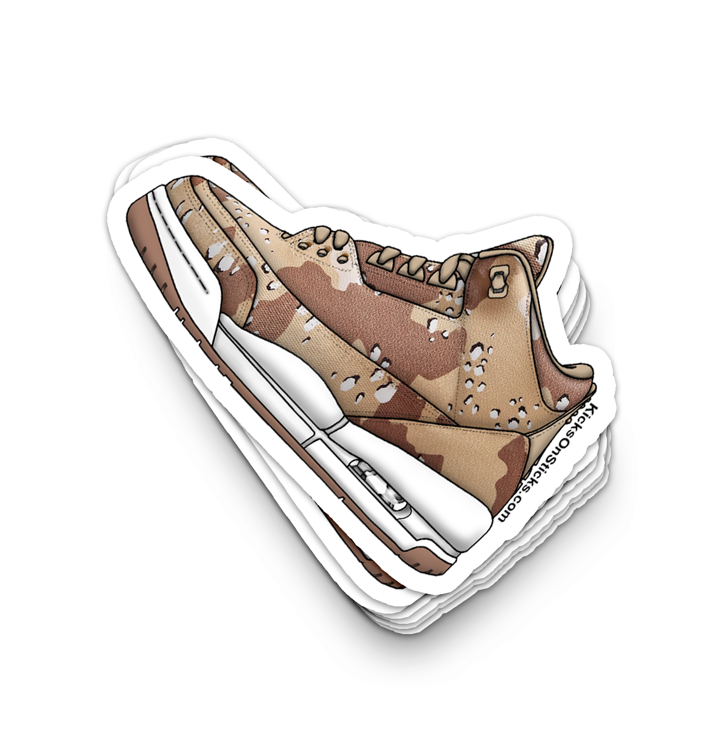 Jordan 3 "Desert Camo" Sneaker Sticker