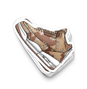 Jordan 3 "Desert Camo" Sneaker Sticker