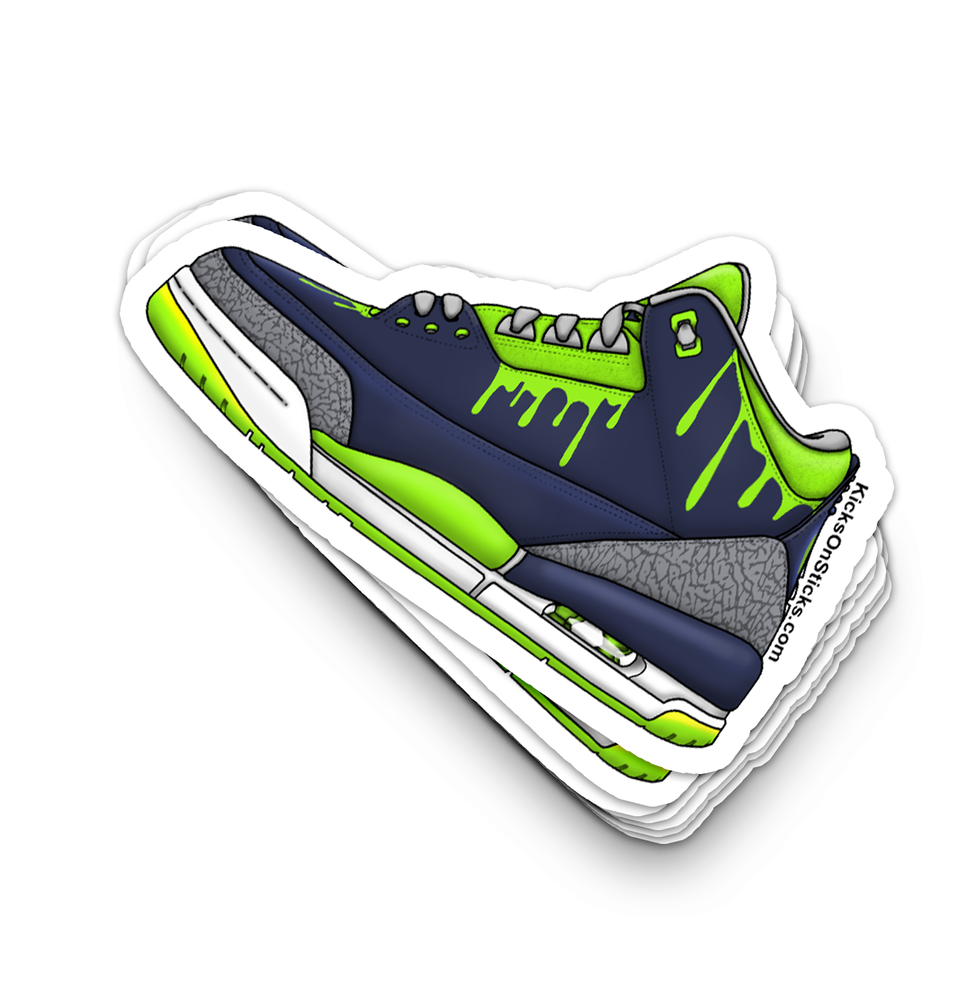 Jordan 3 "Doernbecher Hugo" Sneaker Sticker