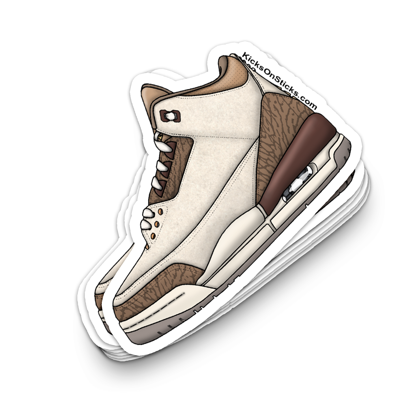 Jordan 3 "Palomino" Sneaker Sticker