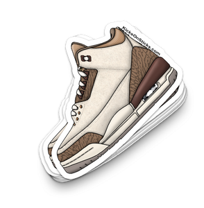 Jordan 3 "Palomino" Sneaker Sticker