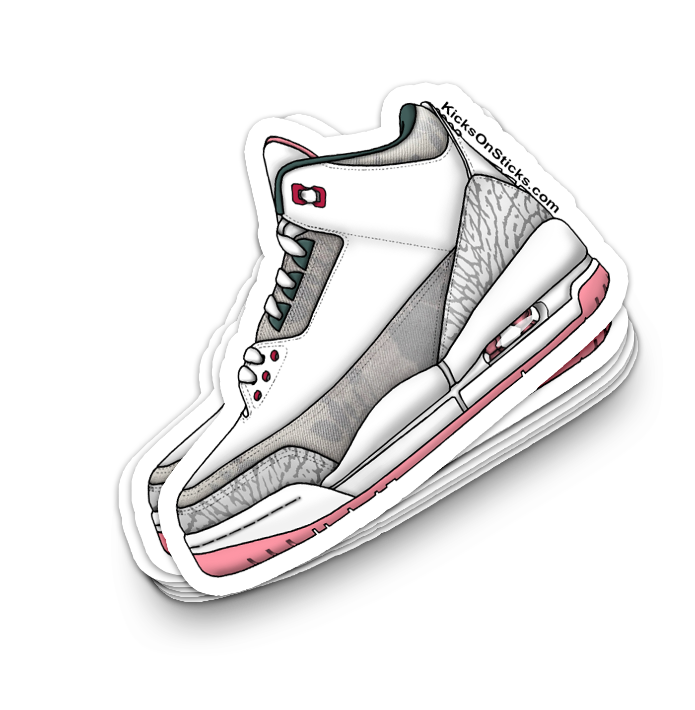 Jordan 3 "Wings 2024" Sneaker Sticker