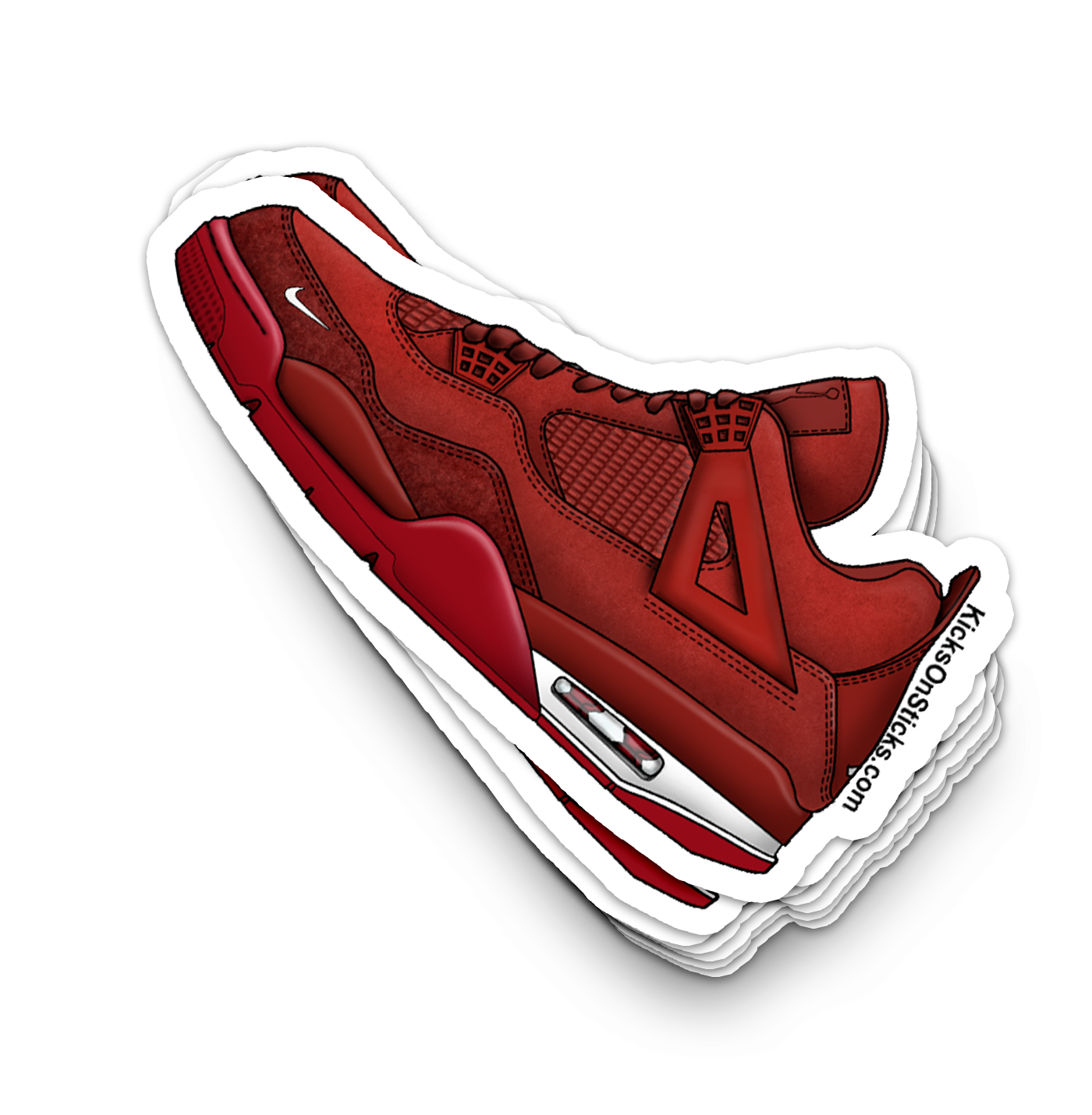 Jordan 4 "Brick by Brick" Sneaker Sticker