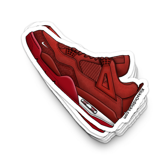 Jordan 4 "Brick by Brick" Sneaker Sticker