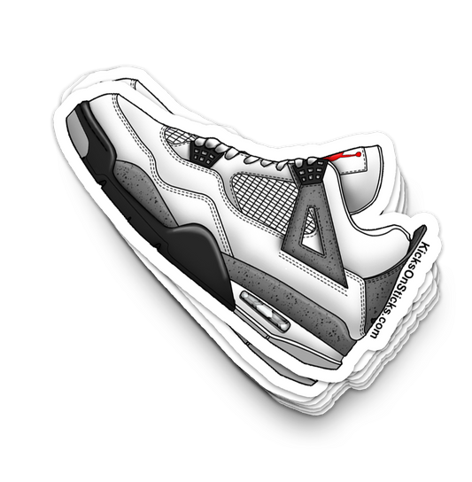 Jordan 4 "Cement" Sneaker Sticker