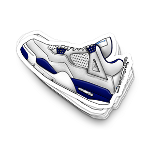 Jordan 4 "Columbia" Sneaker Sticker