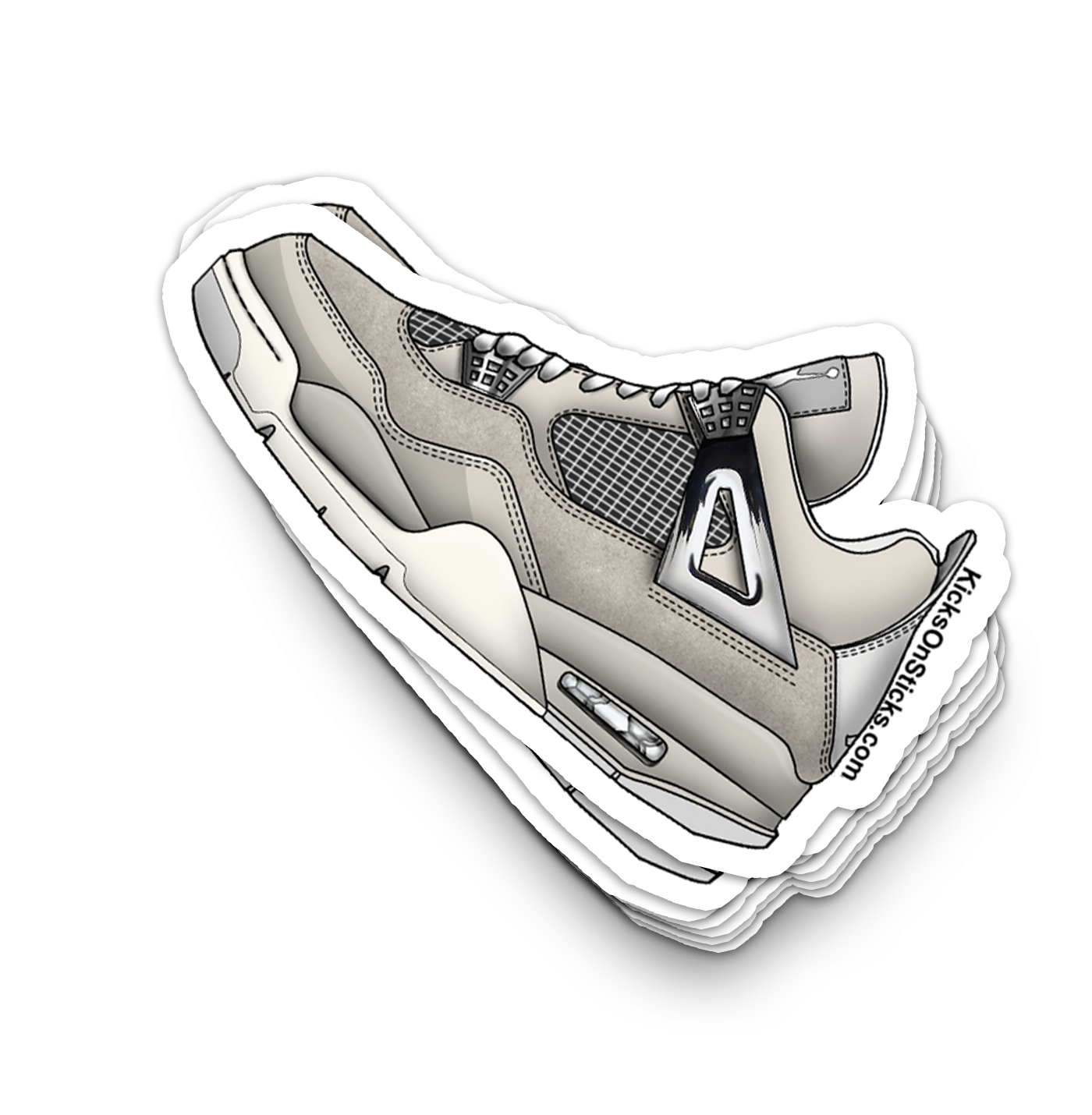 Jordan 4 "Frozen Moments" Sneaker Sticker