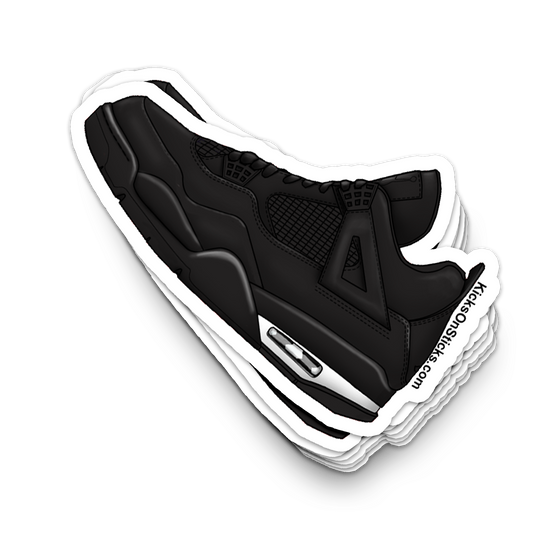 Jordan 4 "11Lab4" Black Sneaker Sticker