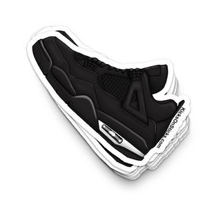 Jordan 4 "11Lab4" Black Sneaker Sticker