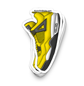 Jordan 4 "Lightning" Sneaker Sticker
