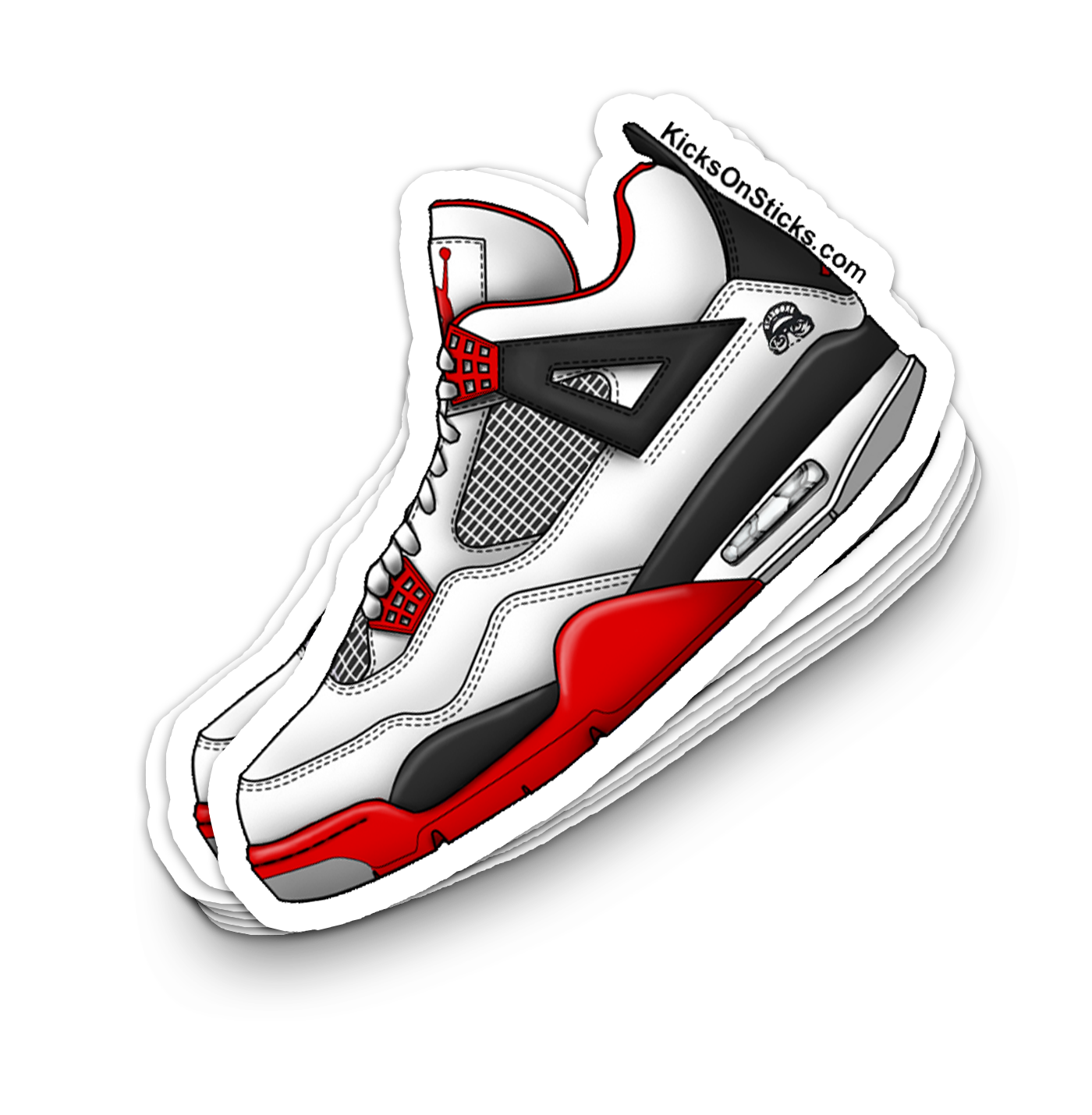 Jordan 4 "Mars" Sneaker Sticker