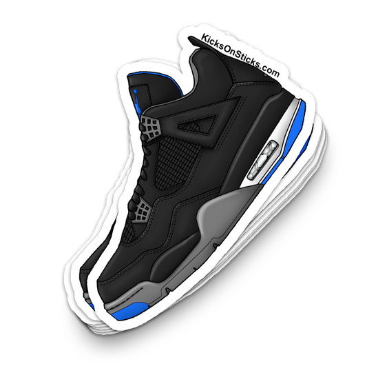 Jordan 4 "Motorsport" Black Sneaker Sticker
